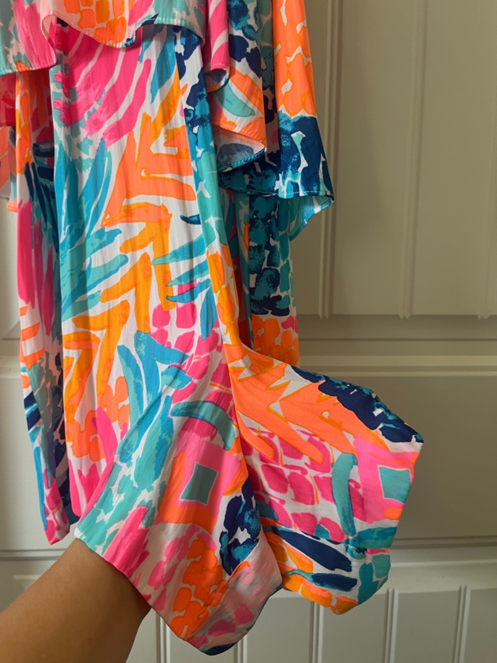 Lilly Pulitzer Edona Romper Tropical Print Halter Resort Vacation Size 10 - Picture 7 of 10